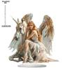 Angel and Horse, Ponytail Home Tabletop Decorations, Home and Office Desktop Decoration, Unique Gift for Nature Enthusiasts, Nurseries, Home Desk Liv