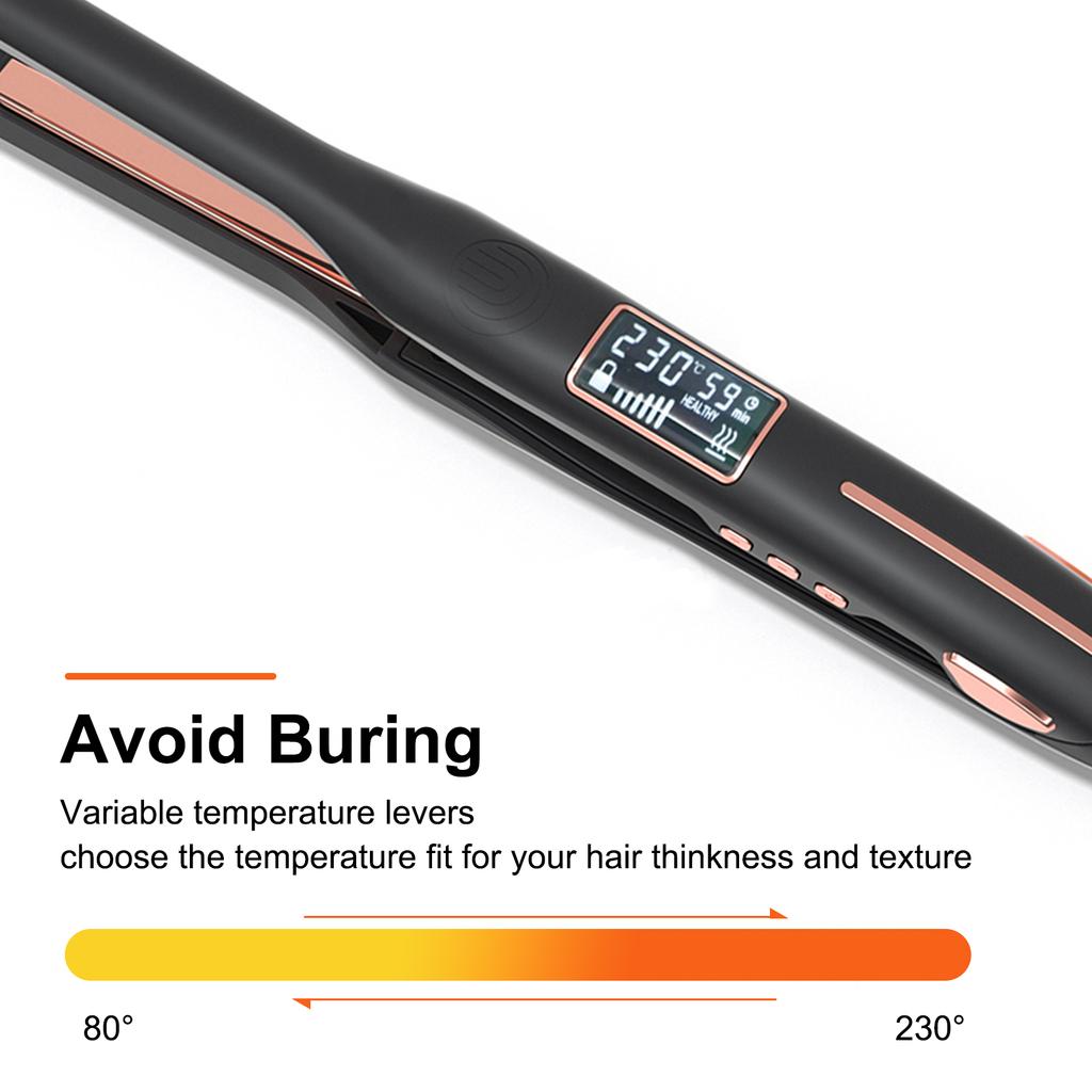 Hair Straightener for Men Short Hair Straightening Iron Dual-Use Curling and Straightening Iron