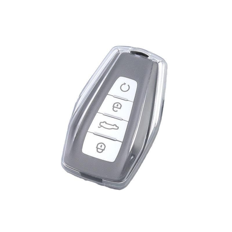 Transparente Autoschlüsselhülle für Geely-Modelle: Emgrand, Xingyue, Boyue, Xingrui, Bin Yue, Binrui, Borui.