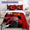 3pcs Duvet Cover Set (1*Duvet Cover + 2*Pillowcase, Without Core), Makima Chainsaw Man Print Soft All‑Season Bedding Set, Home Bedroom Decor Gift