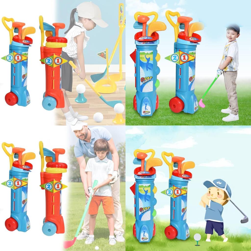High-quality Plastic Golf Club Mini Set For Kids And Parents Outdoor Fun