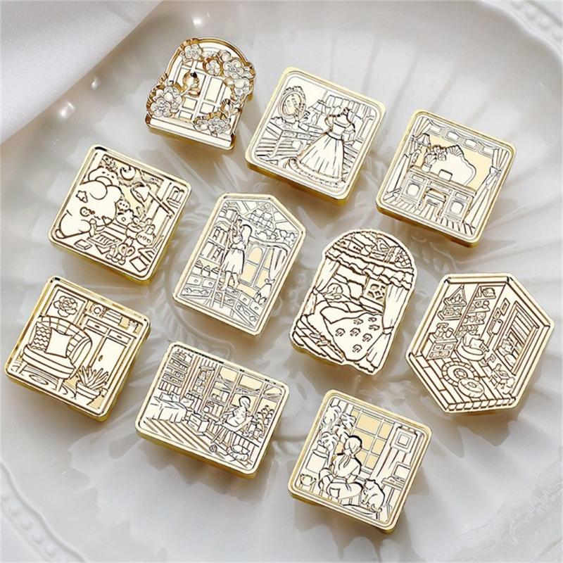 House Themed Sealing Wax Stamp Head Replacement Scrapbooking Stamp Head