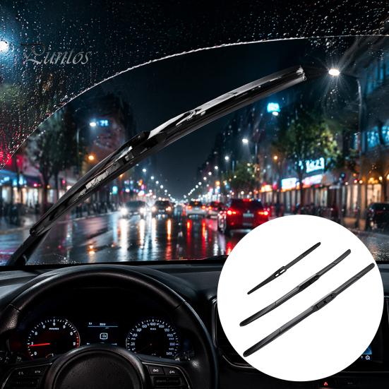 UV Resistant Wiper Blades 3 Pcs 26" 16" 11" Windshield Replacement for Kia Sportage Easy Installation 2016 2017 2018 2019 2020, All Weather Front Rear