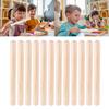 12Pcs Wood Drum Sticks Portable Music Rhythm Sticks Orff Percussion Instrument Percussion Stick Children Musical Toy