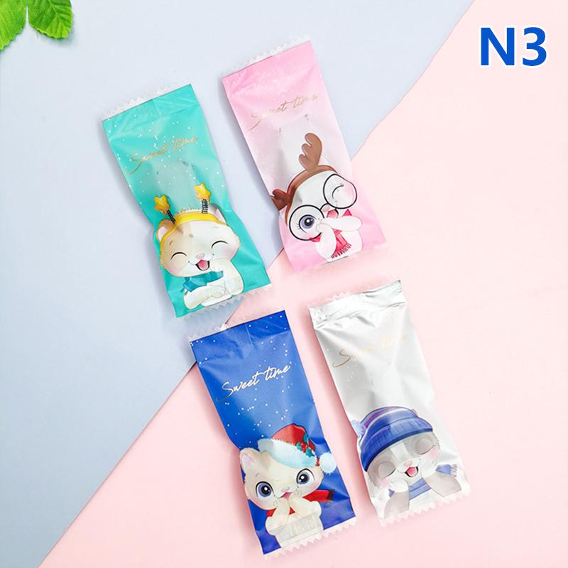 200Pcs Nougat Sugar Plastic Bags Peanut Candy Wrappers Handmade Candy Wrapping Bakery Decoration Packaging Bags