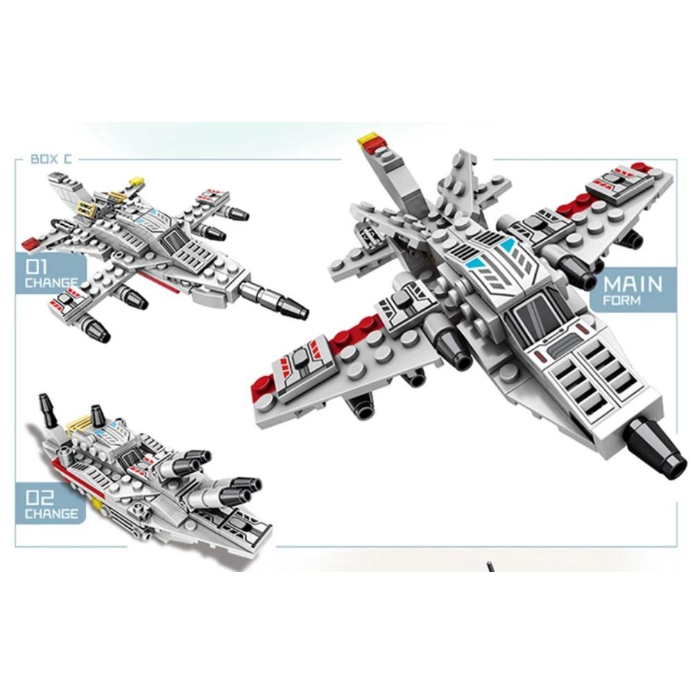 Kit de construction de combinaison militaire 1068 pièces, ensemble de blocs de construction de navire de croisière tout-en-un avec cadeaux de navire de guerre pour jouets garçons enfants
