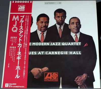 LP Record MODERN JAZZ QUARTET  Blues At Carnegie Hall P6116A ATLANTIC 1973 Japan Jazz Used