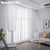 1PC NAPEARL 10-20% Light Blocking French Lace Warp Knitted Sheer Curtain for Living Room Bedroom Balcony Home Decor