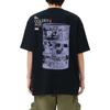 Li-Ning Golden Era Printed Crew Neck T-Shirt Unisex Tops Black AHST071-1