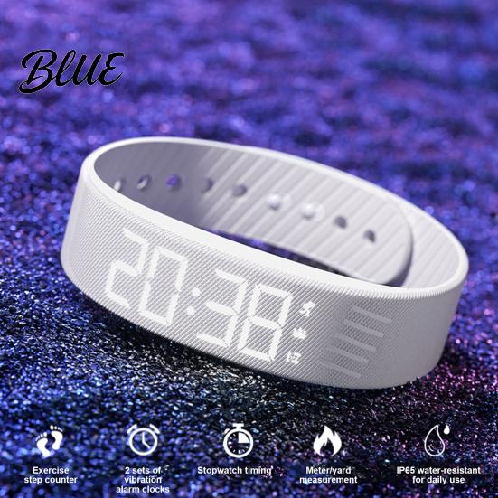 Student Silent Alarm Clock Bracelet Vibrating Reminder Watch Digital