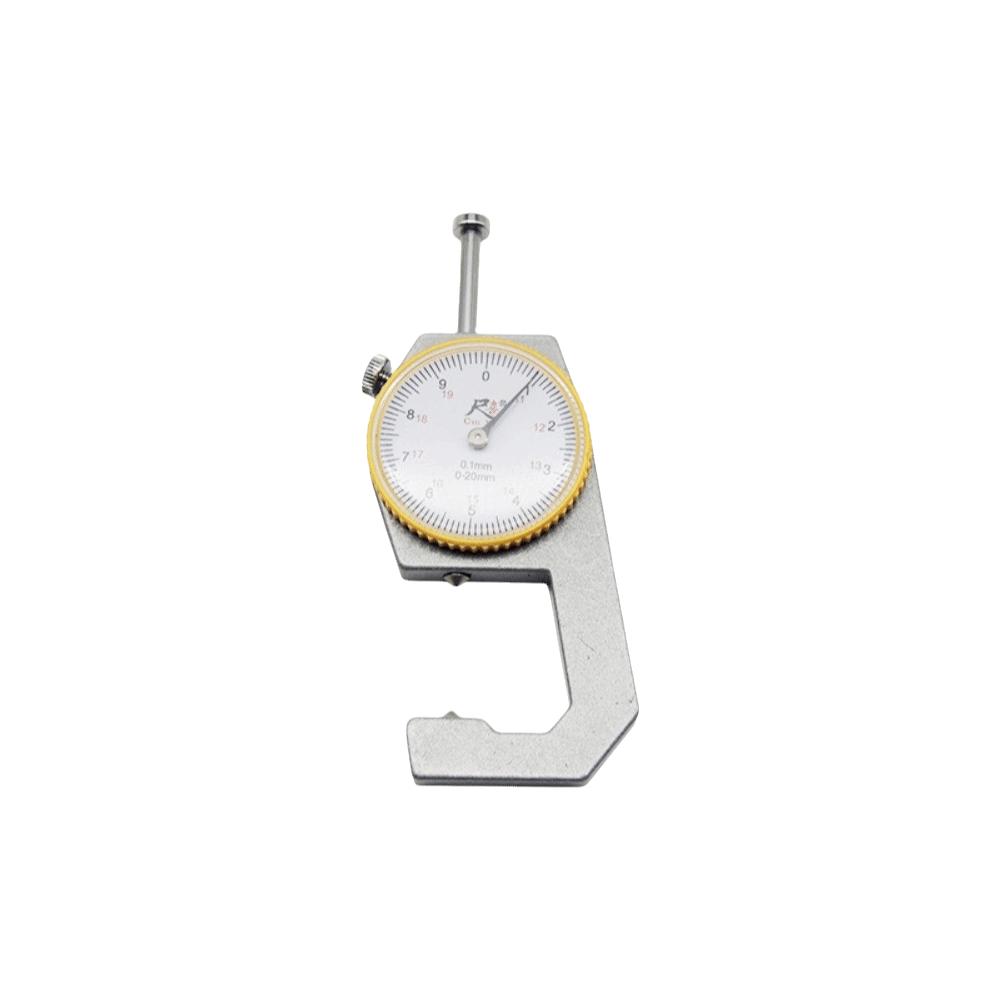 Pointed/Flat Head Thickness Tester Round Dial Measuring Tool Thickness Gauge Hollow Pipe