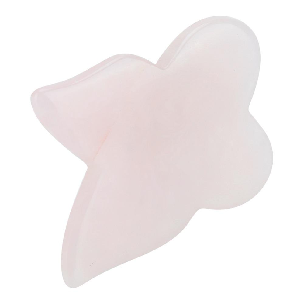 Deep Tissue Rose Quartz Massage Stone Butterfly Face Lifting Tool Skin Care Routine