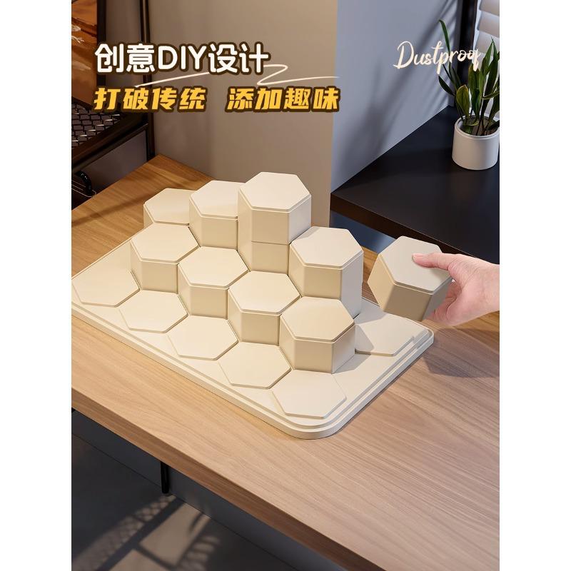 Blind box display stand storage transparent dustproof acrylic figure toy building block display cabinet POP MART display box