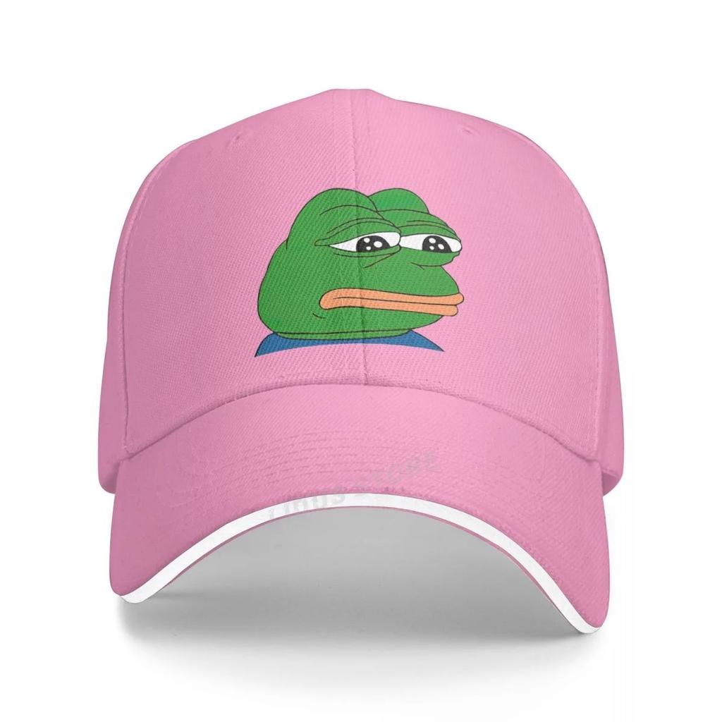 Fashion Men Sad Frog Baseball Cap Outdoor Adjustable Dad Hat Men Summer Snapback Hats Sad Frog Sports Golf Cap Gorra