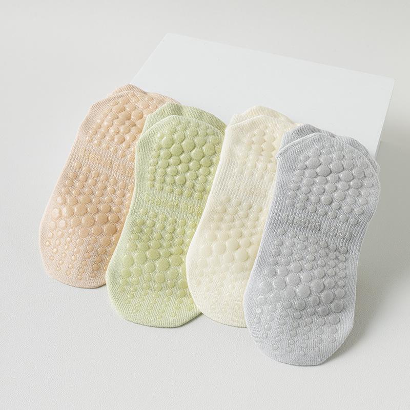 New Mesh Breathable Yoga Socks Women Cotton Low Cut Short Gym Fitness Dance Sports Sock Professional Non Slip Floor Pilates Sock