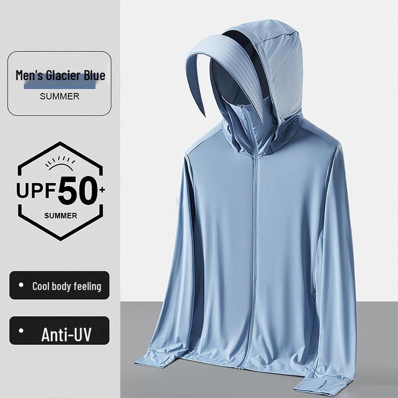 UPF50+ Ice Silk Sun Protection Jacket for Men & Women - Lightweight UV Protection for Summer Outdoor Activities