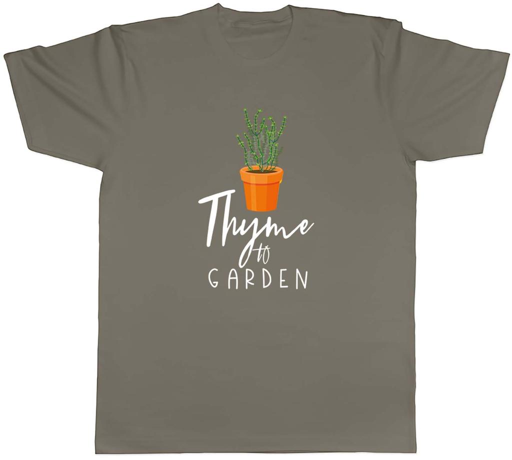 Thyme To Garden Gardening Unisexs Unisex TShirt Tee Gift