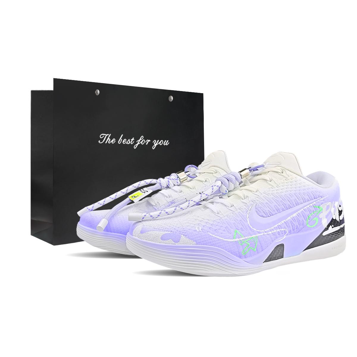 

Nike Kobe 9 BNK Heartbeat Acceleration Purple, Field Elf Cushioning Abrasion Resistant Cushioning, Wear Resistant FZ7334-100(Team40-SBOX) 40