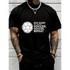 European Size 2026 New Popular Casual T-Shirt Men's Soccer Graphic Print T-Shirt Summer Short Sleeve Tee for Big And Tall Males,Crew Neck,Casual Style