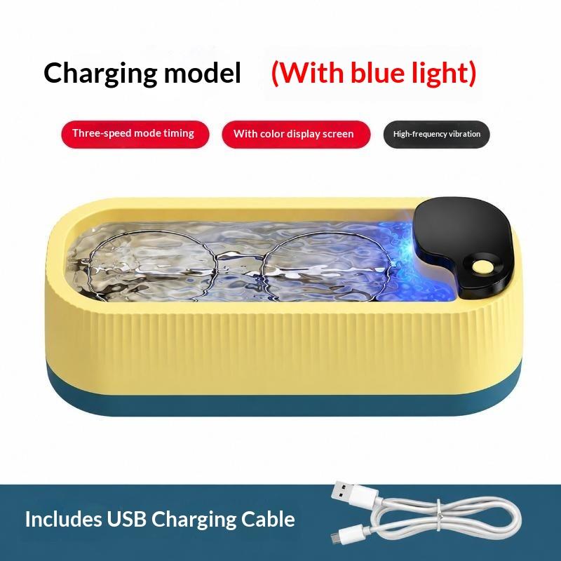 Multi Functional Portable Home Eyewear Cleaning Machine, High-Frequency Vibration Eyewear Jewelry Cleaning Machine