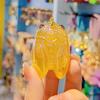 Keychain Strong Load-Bearing Macaron Color Beads Key Chain with Glitter Cicada Pendant Portable Anti-Lost Mobile Phone Chain Bag Hanger