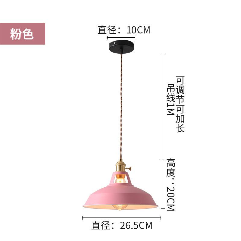 Industrial Style Iron Pendant Lamp American Countryside Retro Restaurant Bar Counter Light Coffee Shop Decoration E27 Chandelier