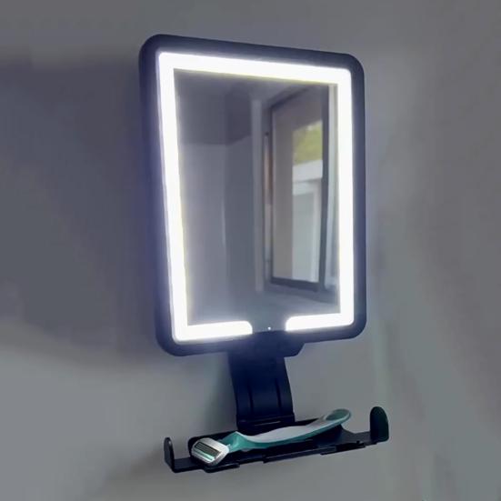 Yousheng Makeup Mirror Anti-Fog Bathroom Heating 78 LED Beads 3-Color Light Brightness Adjustable Anti-fog Bathroom Mirror