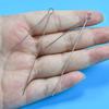 20Pcs/40Pcs 80mm Rotating Sequin Steel Wire DIY Fishing Lure Spinner Spoon Blades Artificial Bait Hook Accessories