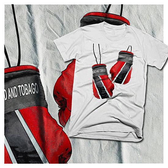 

Trinidad t-shirt Trinidad and Tobago flag TNT boxing gloves Carnival Soca tee 2XL
