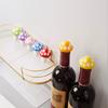 Colorful Mushroom Corks for Wine Bottles , Vibrant Silicone Corks with Playful Designs, Perfect for Red Wine, Oil, and Vinegar Bottles