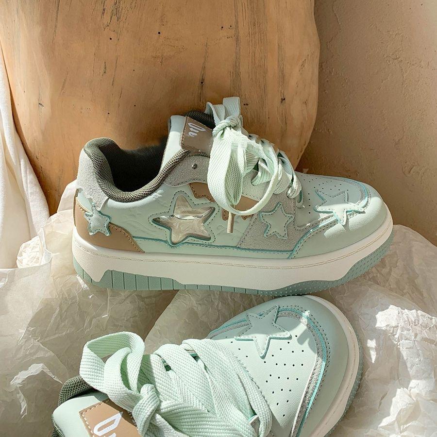 

МОДНЕ ВЗУТТЯ Чоловічі дихаючі спортивні кросівки Спортивне взуття для бігу Відкритий жіночий теніс Тренажер для тренажерного залу 40 м ята зелений колір