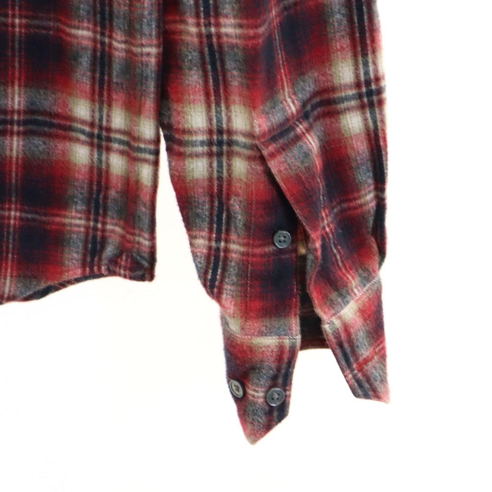 LOUIS VUITTON made in Italy Check Pattern Long sleeve Flannel shirt XS Men's Used