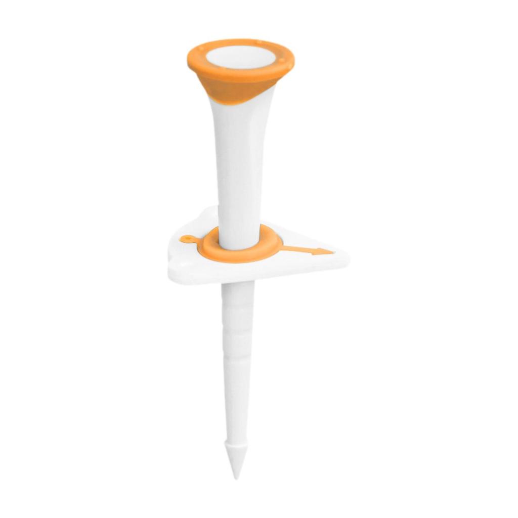Adjustable Plastic Golf Tee Ball Marker Reusable Direction Support Accuracy Tool For Golfer Backyard Training Practice