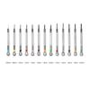 13-teiliges Mikro-Präzisions-Uhrenschraubendreher-Set, Juwelier-Uhrenschraubendreher-Set, 0,6–2,0 mm, für die Reparatur von Uhren, Schmuck, Brillen