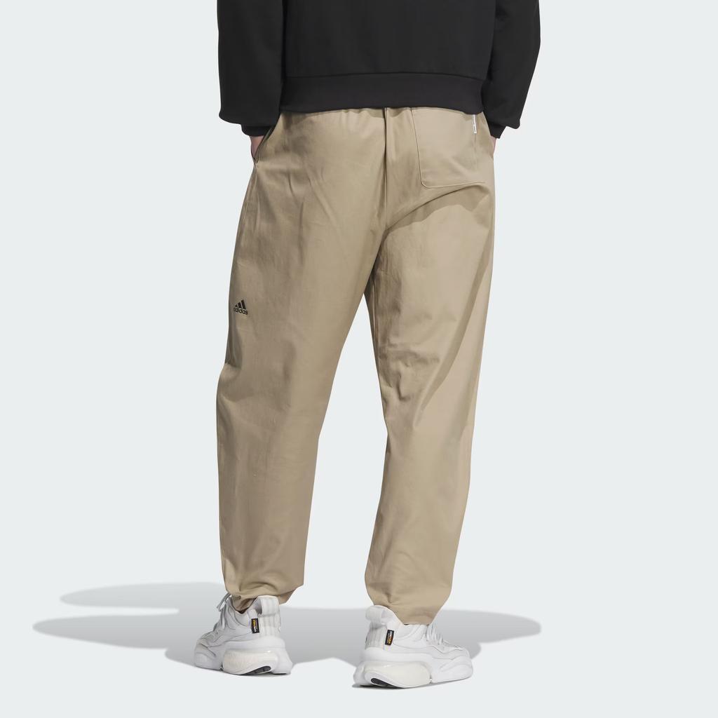 New Adidas Small Logo Woven Pants Woven Sweatpants Men's Umber JE6110