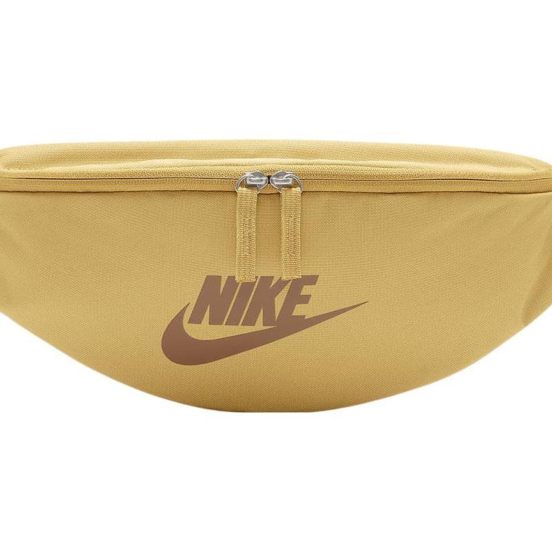 Nike Nylon One Shoulder Crossbody Fanny Pack Regular Unisex Wheat Gold & Ale Brown Casual DB0490-725