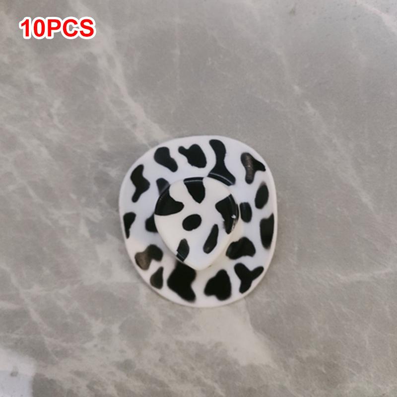 

10 шт. декор куклы пластиковые шляпы куклы шляпы мини ковбойские шляпы девичники девушки ночи