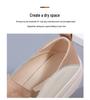 Women's Slip-On Thick-Soled Sponge Cake Loafers - Versatile, Non-Slip, Casual Flats In Large Sizes.