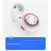 Mechanical Timer Socket for Indoor Use 24 Hour 15 Minute Timer Switch 16A 3680W AC230V for Household Appliances