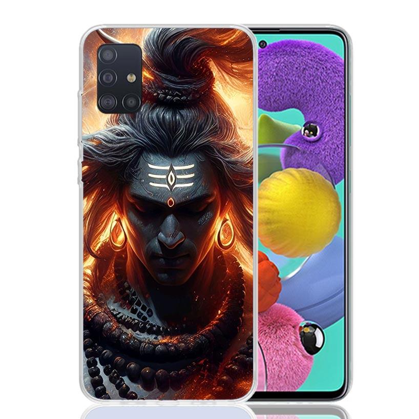 Lord Shiva Hindu God Buddha India Phone Case For Samsung Galaxy A52 A32 A22 A12 A02S A50S A30S A51 A31 AA71 Note 20 Ultra 10 S10