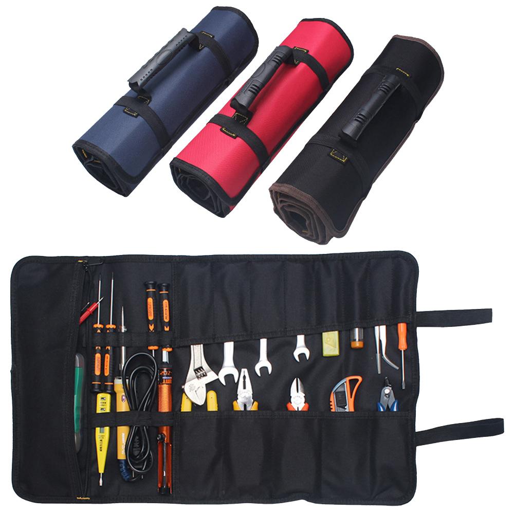 Portable Roll Tools Bag Organizer Toolkit Pouch Storage Bags Multifunction Bag for Fishing Makeup Craftwork