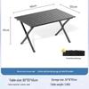 OEING Outdoor Carbon Steel Folding Roll-Up Table