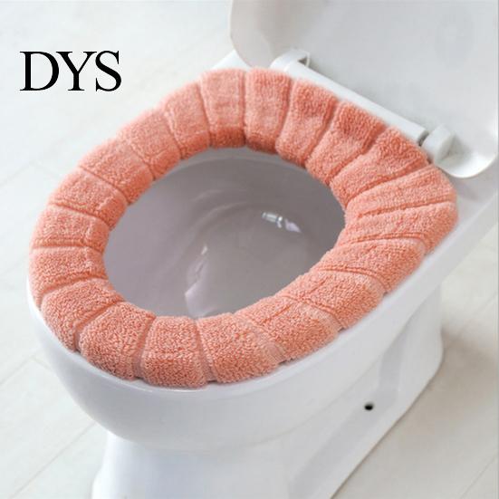 Mat Toilet Seat Cover Comfortable Reusable Fiber Washable Cushion for Bathroom