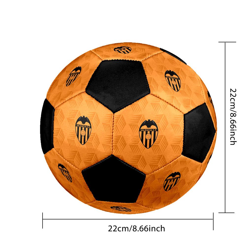 Valencia Club De Fútbol Soccer Ball Colorful All Ages Machine Stitched PVC Competition Ready Durable High-Bounce.SIZE5