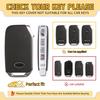 FT FUNTOR For Kia Key Fob Cover,Compatible With Kia Soul Forte Telluride K5 Seltos NIRO Sportage Sorento,5 Buttons TPU For Kia K5 Key Fob Cover With