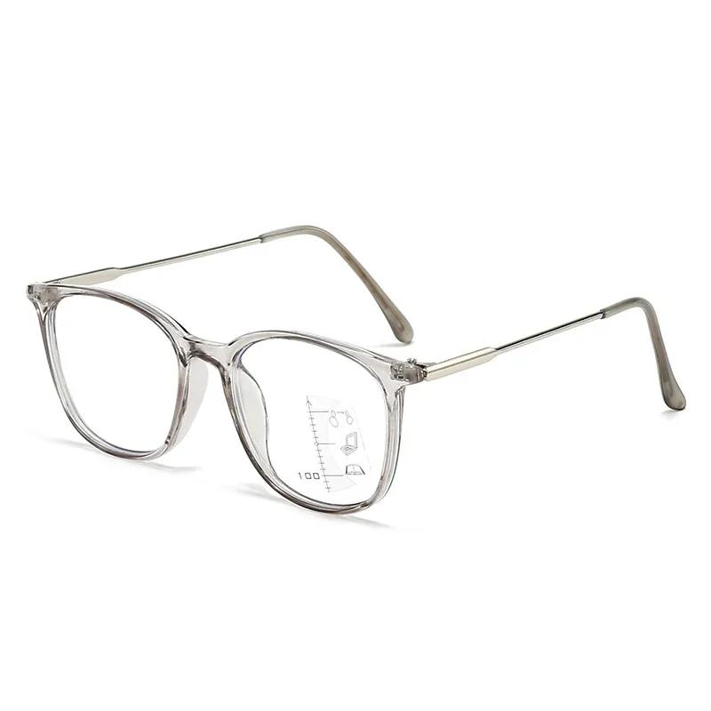 

Модные очки для пресбиопии для дальнего и ближнего зрения Новые мультифокальные фотохромные очки для чтения Очки против синего света 3.0