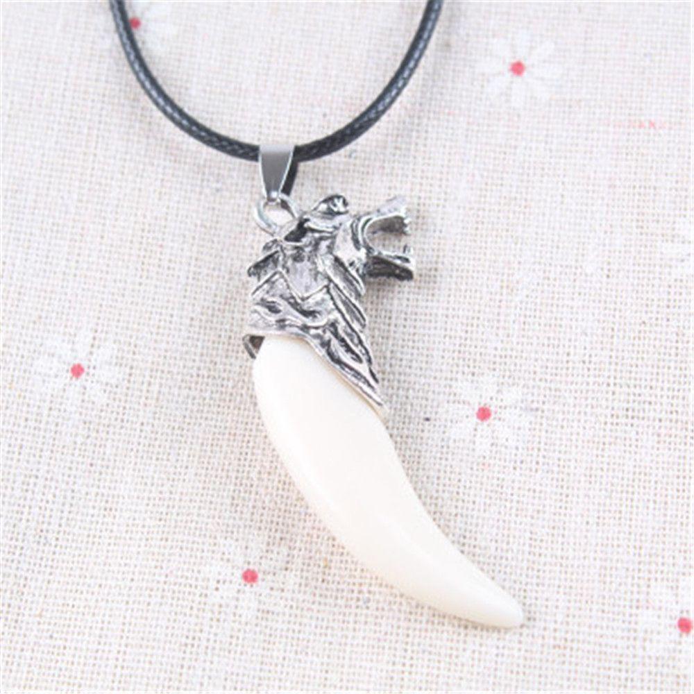 Pendant Amulet Fang Tooth Men Spike Necklace Wolf Tooth