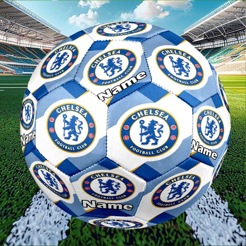 Custom Name Personalized football club F.C-A Print Size 5 Soccer Ball Training & Match Football, for Team, Kicking, Gift for Football Enthusiasts
