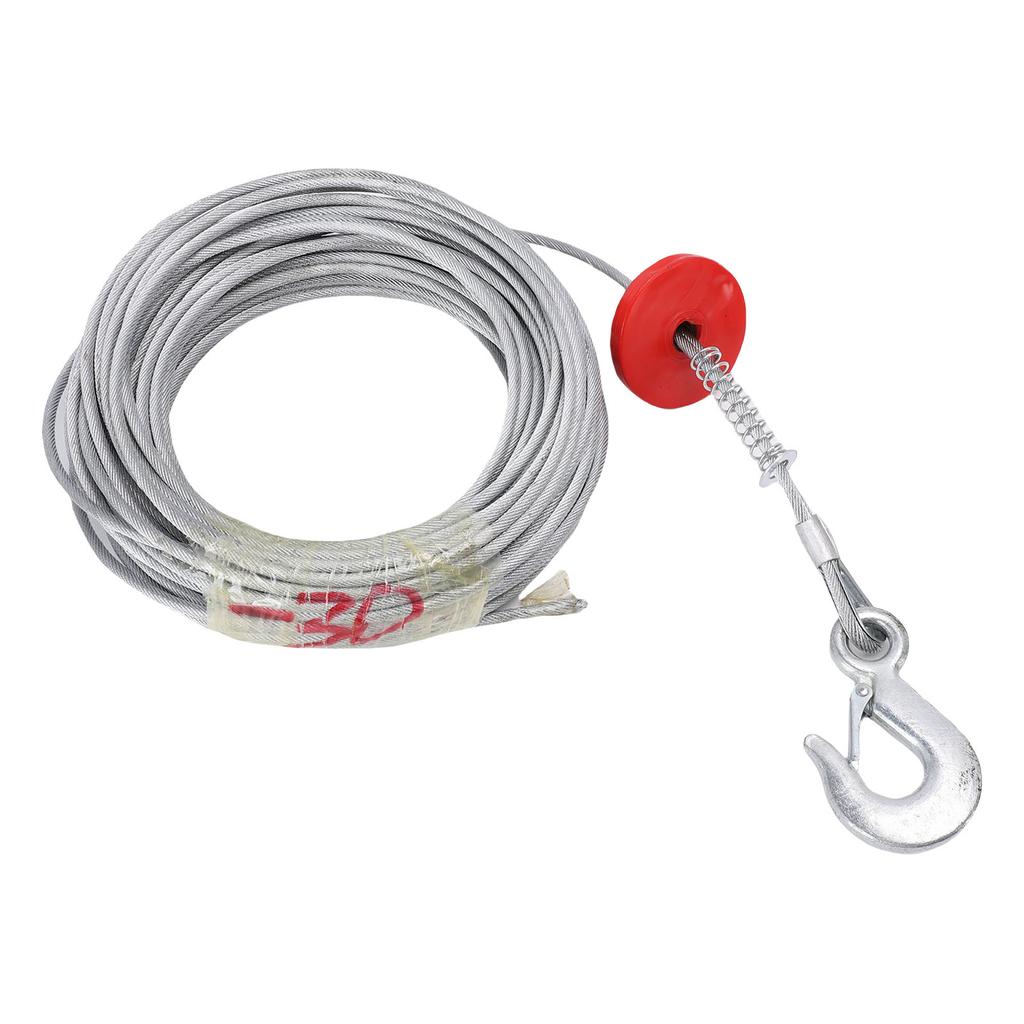 Windenkabel 6mm 30m 17637lb Tragfähigkeit Anti Stahlwindenseil für Kran Abschleppwagen
