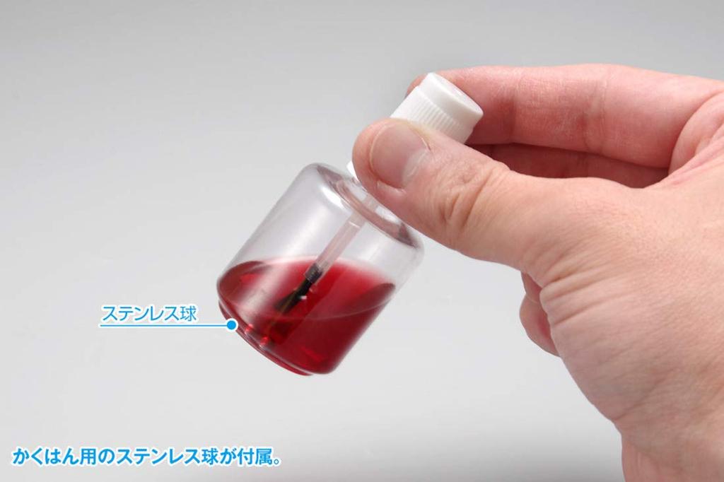 Wave Finish Products Series Plastic Bottle with Thick Painting Tool for Plastic Brush, Bottle/Large Brush, Models, OF-066